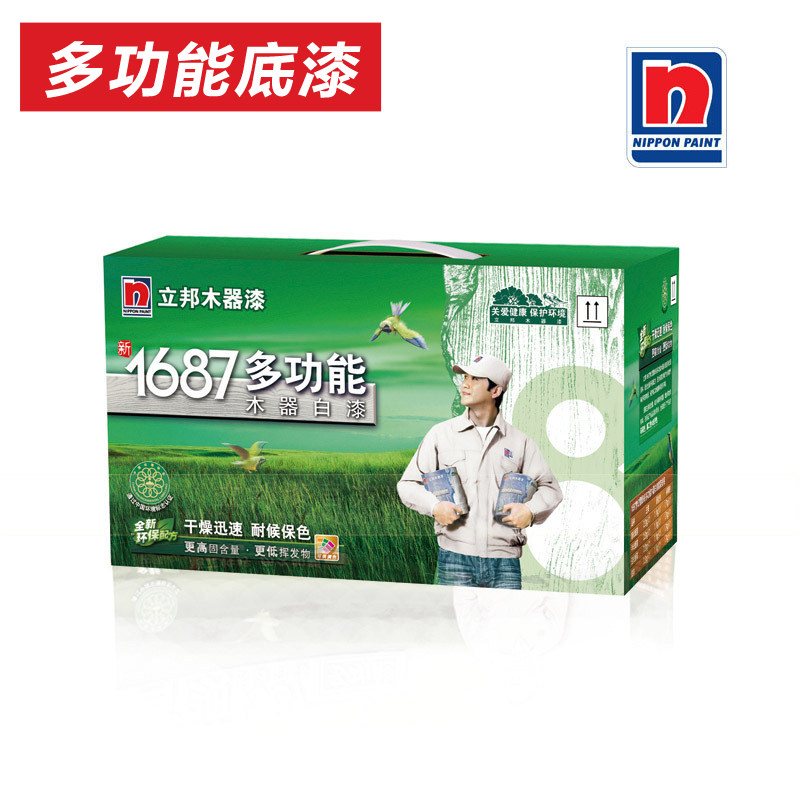 立邦漆 木器漆 梦幻雪颜8系1687多功能木器白底漆套装