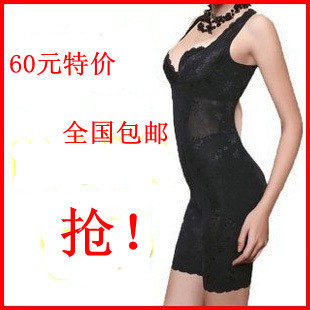 竹碳莱卡  收腹瘦腿连体塑身衣 瘦身衣束身衣