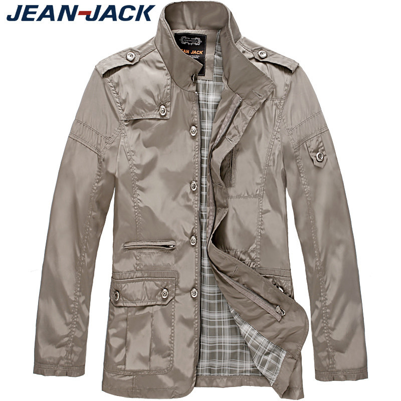 JeanJack男装外套2012新款春装男士中长款休闲棉夹克 男 简行之
