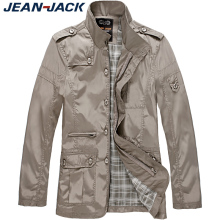 JeanJack品质男装外套2012春装男士中长款休闲棉夹克 男 简行之
