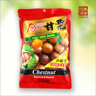  富亿农甘栗仁 300g 北京特产 北京小吃 休闲零食品板栗99元包邮