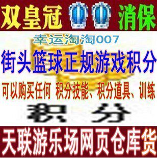 街头篮球游戏积分 正规官方永久 10万=29 低价热销