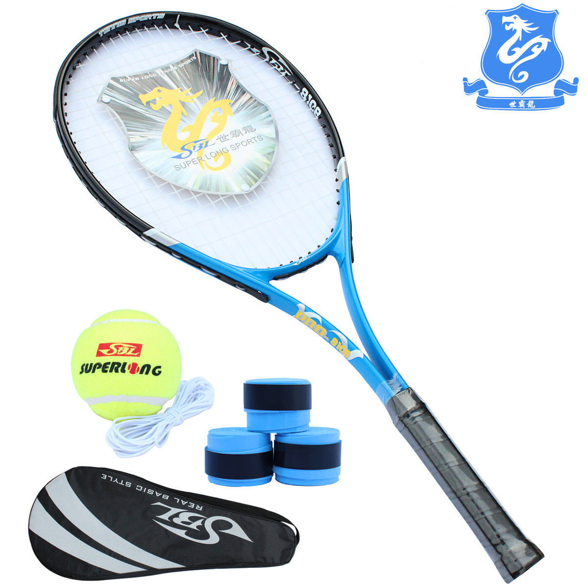 Taiwan with a genuine security balong lijian 8,108 beginners tennis rackets to tennis away with thread