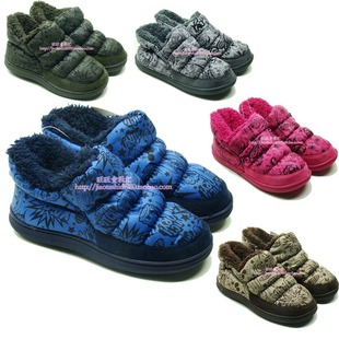  江浙沪两双包邮正品迪士尼儿童棉拖鞋中大童高帮包跟保暖鞋男女童