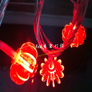  红灯笼灯串 LED彩灯闪灯串灯 LED圣诞灯 LED婚庆装饰灯 春节彩灯