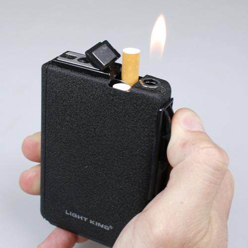 自动烟盒防风打火机