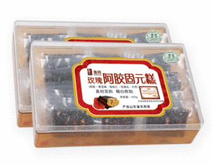  鲁润 玫瑰阿胶糕 鲁润阿胶固元糕鲁润即食阿胶糕阿胶膏固元膏包邮
