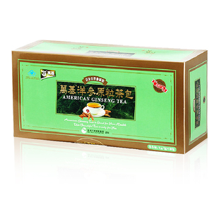  万基 西洋参原粒茶包 花旗参茶包 提高免疫 抗疲劳 专柜正品 40包