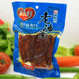  江西特产 南昌特产 太仔 新太好鲜虾味腐竹老油条60g 风味小吃