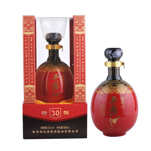  白酒 52度特醇30年西凤酒500ml 原产地宝鸡发货 三十年西凤