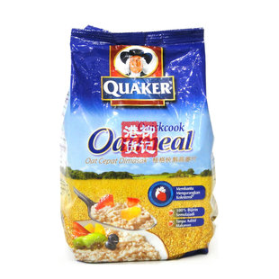  香港QUAKER桂格快熟燕麦片澳洲燕麦片即食800克 降膽固醇