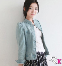 <span class=H>2010</span><span class=H>秋</span> <span class=H>新</span> <span class=H>新</span>款<span class=H>秋</span>装淑女气质<span class=H>韩</span>式耸肩修身立领牛仔<span class=H>外套</span>/牛仔衣