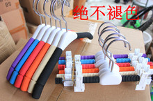 厂家直销 特价 儿童衣架 儿童胶棉 防滑衣架 批发 胶棉衣架
