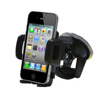 德国设计 苹果iphone4s三星htc导航通用车载手机支架吸盘式可旋转