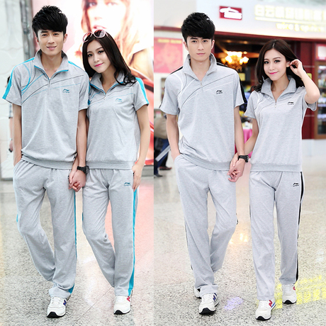 安踏运动<em>套装</em>2014夏季棉<em>短袖</em>t恤<em>男士短裤</em>长裤