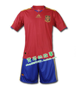 足球,2010南非世界杯西班牙国家队客场队服 球