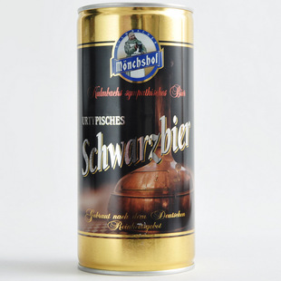  逸墨 德国原装进口啤酒 慕尼黑猛士黑啤酒 1L听装 五一特价 包邮