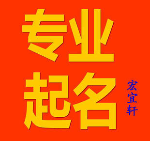 宏宜轩起名 专业手工起名 满意为止