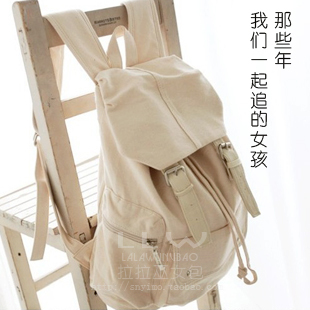 双肩包初中学生书包潮...