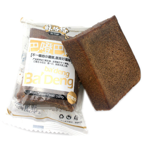 台湾出品 巴登巴登苏格格小蛋糕 巴噔巴噔 巧克力 40g