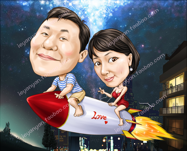 Photo Hand drawn Real comic Big Picture design Illustration Cartoon diy personality originality gift decoratein the Personalized custom/Design Services/DIY , Daily/Decorative custom , Hand-drawn cartoon reality/Custom painting class category - from Buy2taobao.com to provide professional Taobao agent buy service