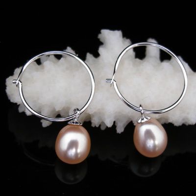 天然珍珠耳环 多色可选|msdalam kategori barang kemas/berlian/Emerald/emas, mutiara asli (baru), anting-anting - dari Buy2taobao.com untuk memberikan perkhidmatan ejen Taobao profesional membeli