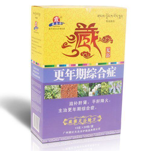足浴搭配滋补肝肾平肝降火 更年期综合症足浴药彩盒装 30包/盒