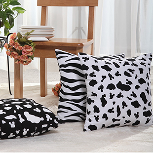 田园奶牛高档全棉沙发...