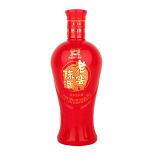  【久加久】白酒 泸州老窖 老窖陈酒红瓷瓶透明装52度 500ml