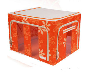  1个起包邮 优琪牛津布铁架大码收纳箱 百纳箱 收纳盒 衣物整理箱