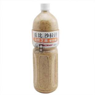  丘比焙煎芝麻沙拉汁1.5L西餐厅拌面 蔬菜沙拉 火锅调料蘸料 浓香T