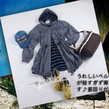 美丽慧慧*日本原单抽绳牛仔百搭风衣----出口日本订单量少！