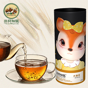  【抄底价】三只松鼠_大麦茶养生茶烘焙型袋泡茶45g罐装