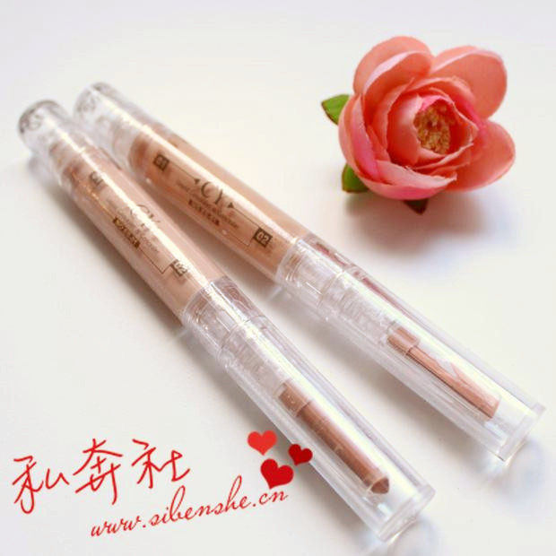 自用超推荐！双头遮瑕~！遮瑕膏+遮瑕液~很保湿不干的哦！真人秀