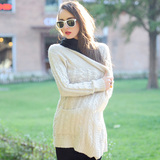 淘宝聚划算购物长款<em>开衫</em>秋冬新款 秋装韩版针