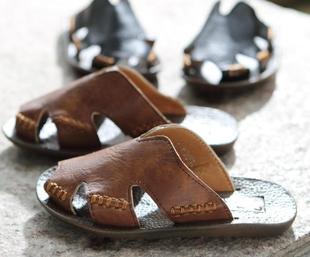  真皮童凉鞋男童凉拖鞋 夏季儿童沙滩鞋 软底男童休闲凉拖鞋