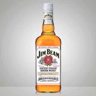  美国进口洋酒 JIM BEAM 白占边波本威士忌 沾边 全美销量第一