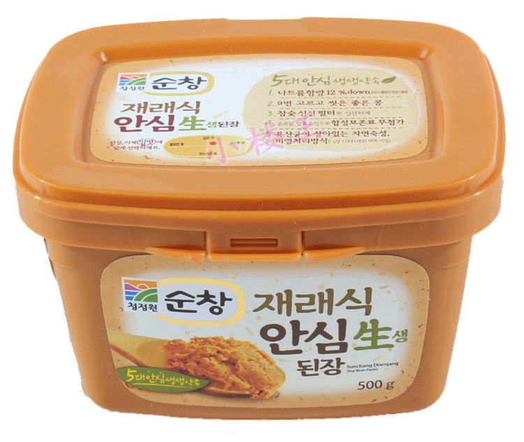 热卖韩国原装进口清净园淳昌大豆酱500克 韩国大酱汤专用原料