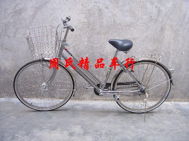 出口日本自行車川崎富士牌 喜瑪諾內三速 感應燈 不鏽鋼車筐在類目 自行車/騎行裝備/零配件, 自行車整車, 輕便車/通勤自行車中 - 來自Buy2taobao.com提供專業的淘寶代購服務