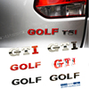 大众高尔夫6新polo GTI 车标改色贴纸 GOLF/GTI标装饰改色车贴纸