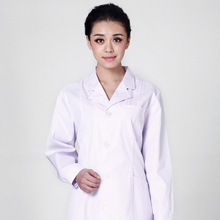 诺尔森医生服FDL-08 白色/粉色/兰色长袖冬装护士服美容服白大褂