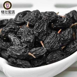  楼兰蜜语 新疆特级黑加仑野生无核葡萄干180g 特产零食 满68包邮