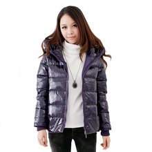 优品伊一胖MM女装特<span class=H>大码</span><span class=H>羽绒</span><span class=H>服</span> 女 显瘦冬装韩版翻领带帽保暖外套