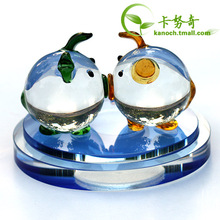 汽车香水 水晶汽车香水座 瓶 汽车饰品 可爱吻猪 特价秒杀