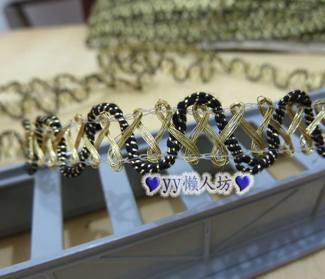 1.3 a centimeter golden Lace Ribbon ancient costume decorate Clothing accessories 0.65in the Home Fabric , Sew DIY Material,Tools and finished products , Sew DIY Fitting/Accessories/Accessories , Lace category - from Buy2taobao.com to provide professional Taobao agent buy service