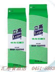  烘焙原料 立高鲜奶油/立高植脂鲜奶油/生日蛋糕原料 1KG/盒