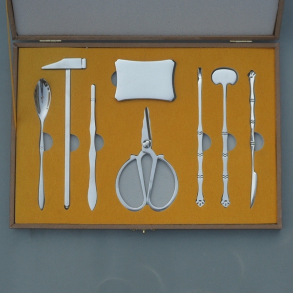批发蟹八件不锈钢吃螃蟹工具螃蟹夹子蟹钳8件套吃大闸蟹工具在类目 餐饮具, 茶具, 其它中 - 来自Buy2taobao.com提供专业的淘宝代购服务