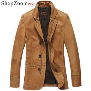  ShopZoom男士真皮皮衣 男牛皮真皮风衣 男真皮西装 男真皮夹克 男