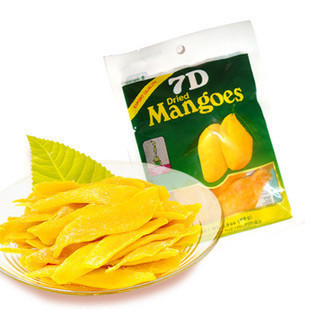  正品菲律宾进口食品零食7d芒果干新包装7d mango干7D芒果干100g克