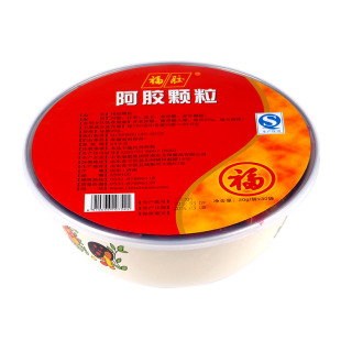  福牌阿胶 阿胶颗粒冲剂 山东东阿 驴胶颗粒冲剂600g盆装正品福胶